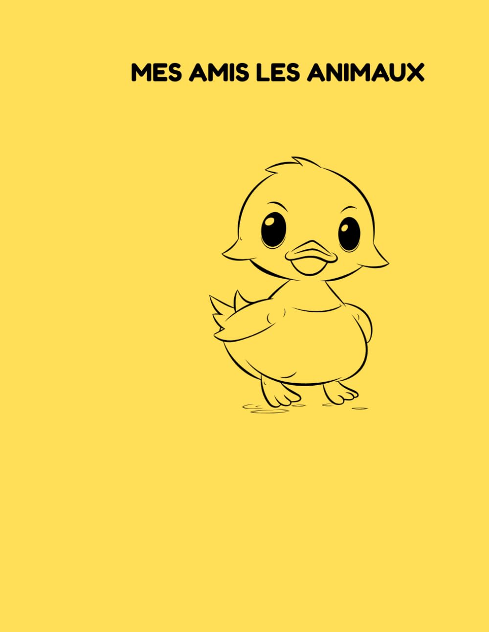 Mes Amis les Animaux: Mon premier livre de coloriage mignon avec 20 animaux à colorier