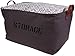 XXLARGE Gray Canvas Storage Basket 22
