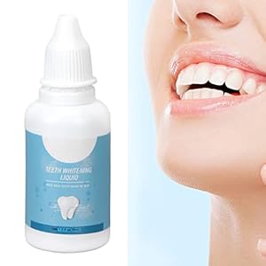 Tandenbleekserum, Vloeistof voor Het Bleken van Tanden, Gele Tanden, Zwarte Tanden, Rokerige Tanden, Reiniging Vlekken op Plaat Verwijderen 30ML Tandverzorging Vloeistof voor Het Bleken van Tanden