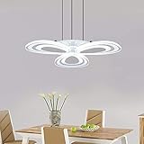  GZZ Deng casa Illuminazione Esterna Moderna Lampada a Sospensione d\'Epoca appesa plafoniera Ristorante Filo Sospensione LED 43 Centimetri Luce Bianca Cucina Soggiorno Camera da Letto lampadario d