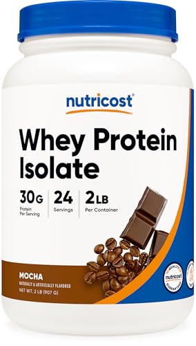 Image of Nutricost Whey Protein Isolate (Mocha) 2LBS