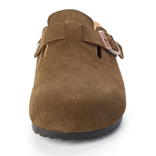 Yavamos Genuine Suede Clogs for Women Mules Shoes - image 4