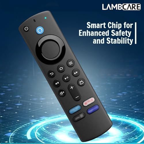 Image of Lambcare Remote Control Compatible with Amzon Alexa Voice FlRE TV Stick (3rd Generation)