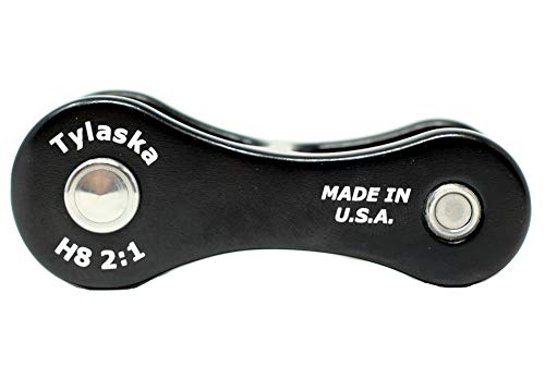 Tylaska H8 2:1 Aluminum Halyard Shackle (with Sheave)