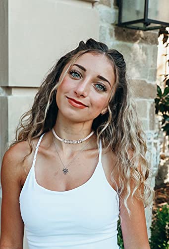 FindChic-Stunning-Choker-Herringbone-Chains-for-Women-Stainless-Steel-18K-GoldRose-Gold-Plated-Snake-Chain-Necklaces-3MM5MM-Width-125inch-15inch-Adjustable-with-Jewelry-Box