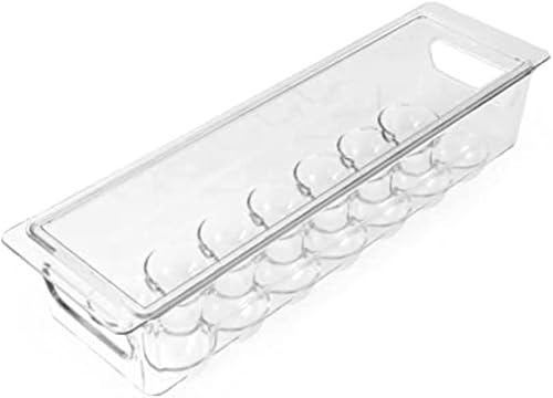 Copco Cubo para nevera de huevos, 16.5 x 4.7 x 4.2 pulgadas, transparente