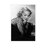 CSESTCGN Bette Davis Vintage-Kunstposter, 1 