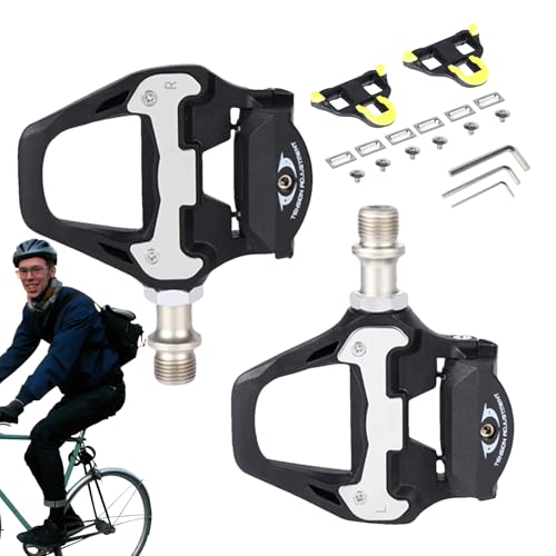 Pedales De Bicicleta Ciclo De Carretera Para Adultos, Pedales De Ciclismo Con Crampones, Pedales Automáticos En Bicicleta En La Carretera - Pedales Automáticos Que No Son De Ventas Resistentes Al Desg
