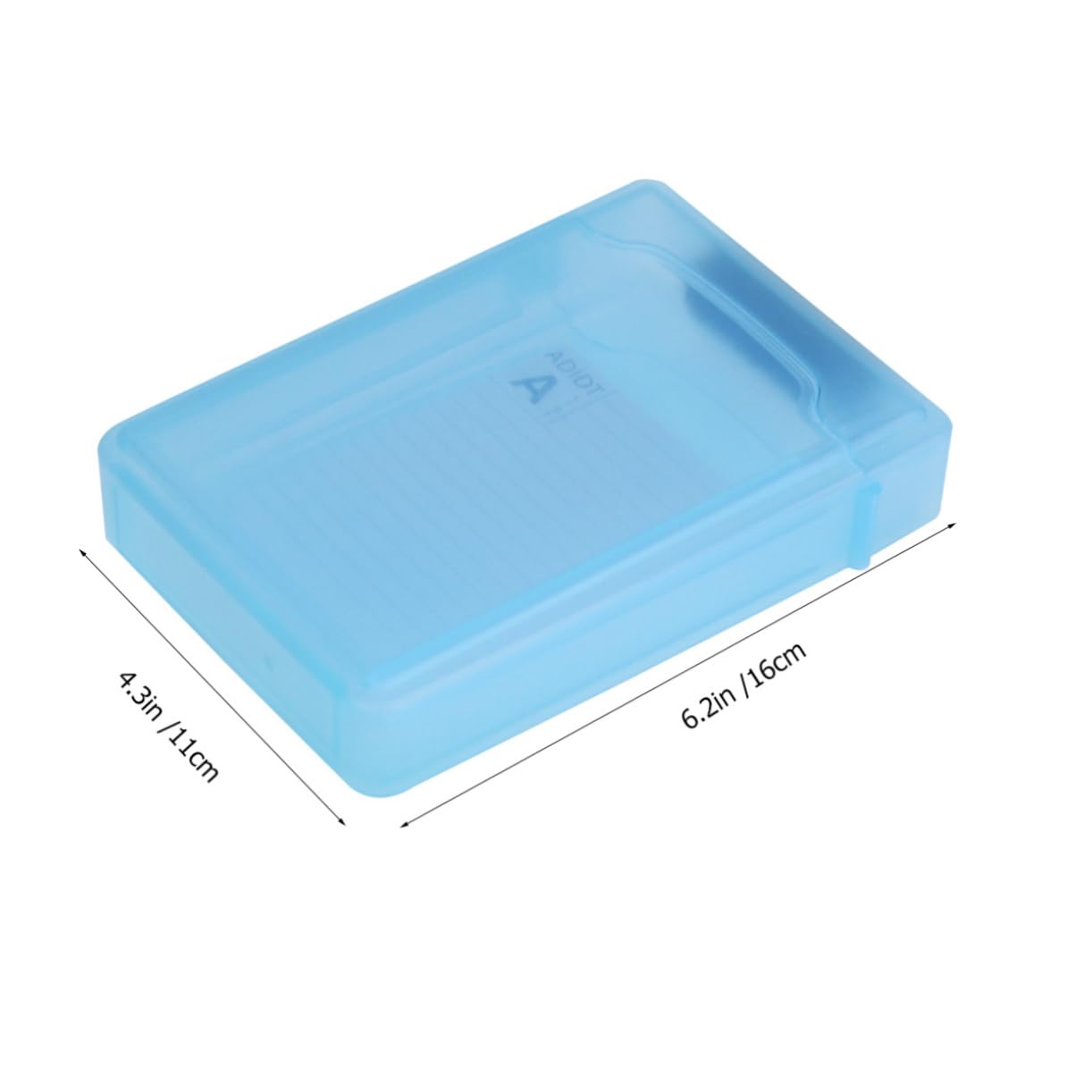 VILLCASE 5pcs SSD Hard Drive Disk Protective Box, 3.5 Inches Anti-Static Protection Storage Box Case, Shockproof Portable Hard Disk Protector Storage Cases