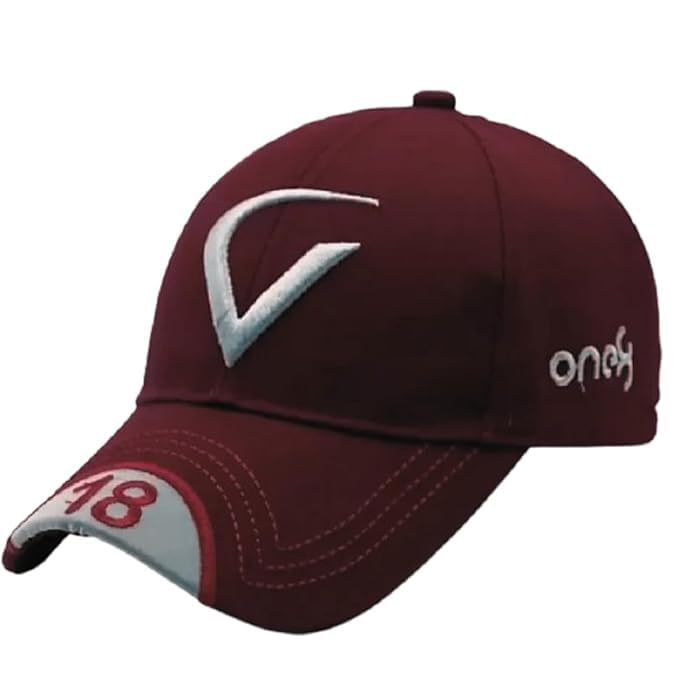 ADNOCK Unisex Sports Cap Pack of 2 White 4