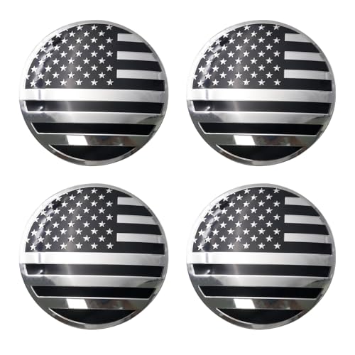 Stars and Stripes Wheel Center Cap Decals