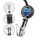 Pineeron Digital Tire Pressure Gauge,Flexible Rubber 0.5 Display Resolution with Hose and Quick Connect Plug for Truck Automobile and Motorcycle