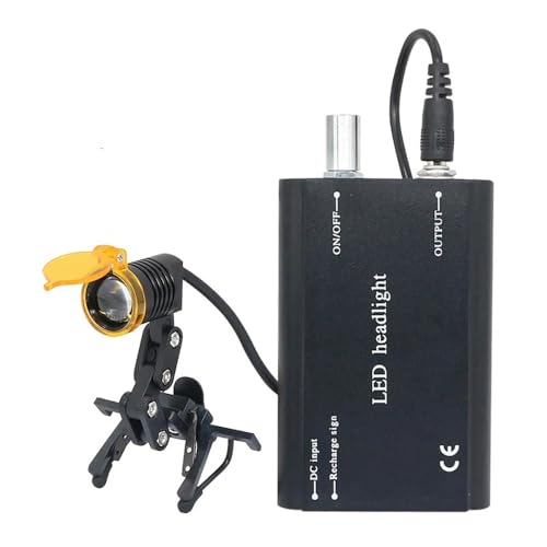 3W Dental Headlight with Clip for Loupes Glasses Portable LED Headlamp
