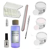 Acryl Nägel sind widerstandsfähig.