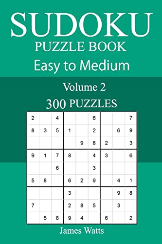 300 Easy to Medium Sudoku Puzzle Book