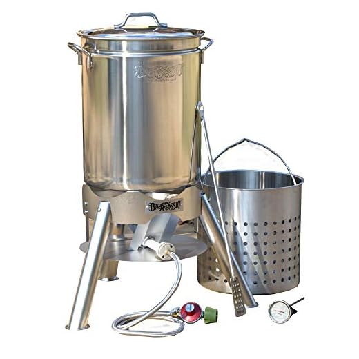 Bayou Classic 800-144 44 quart Boil and Brew, Stainless