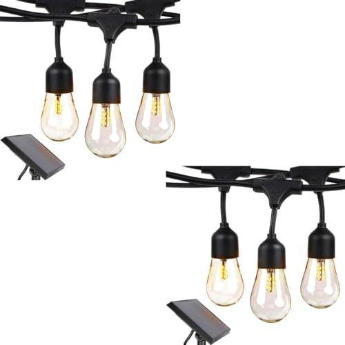 Brightech luces solares exteriores 25 bulbos 75 pies