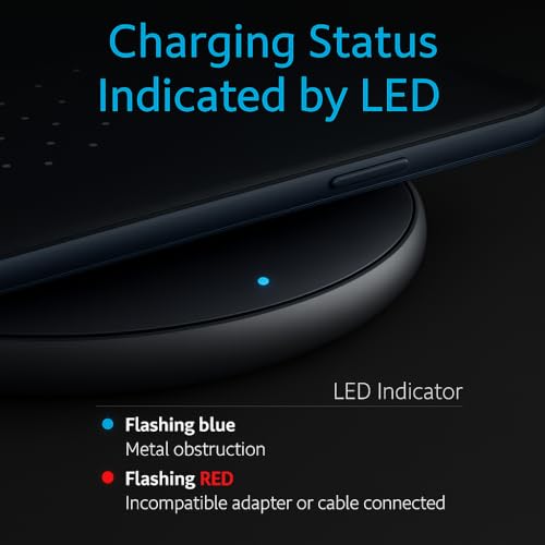 Image of 2Pcs Fast Wireless Charger,15W Max Wireless Charging Stand Compatible with iPhone 17 /17Plus /17Pro /16 /16Plus /16Pro /15 /14 /13 /12 /11 /X /XR,Samsung Galaxy S25 /S24 /S23 /S22 /S21 /S20 /S10 /S9 /S8 Note 20