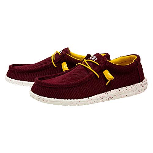 Image of HEYDUDE Men's Wally Sox | Retired Men's Shoes | Men's Lace Up Loafers | Comfortable & Light-Weight