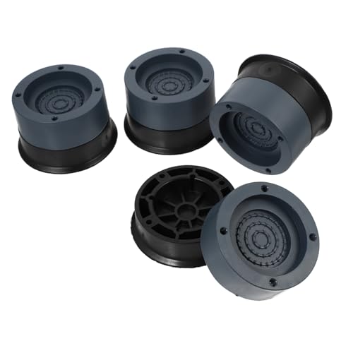 ARTIBETTER Washer and Dryer Foot Pads 4pcs Anti-vibration Noise Dampening Washable Non-slip Elevating Pad for Machines