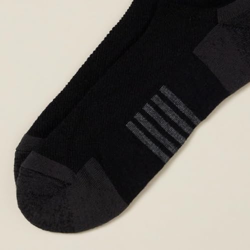 Amazon Essentials Men's Cotton Performance Cushioned No Show Socks for Men, Breathable Athletic, 6 Pairs3