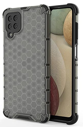 Image of Glasgow Back Case Cover Designed for Samsung Galaxy A12 - Black