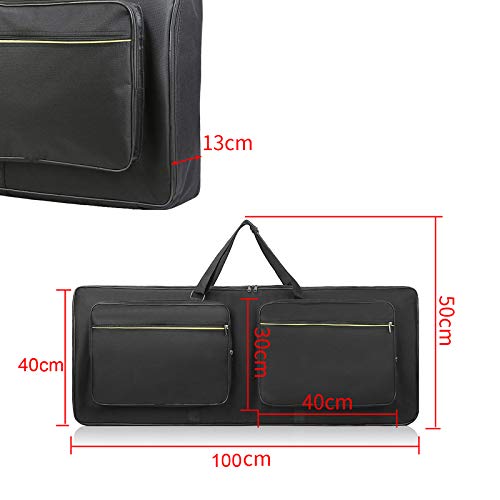 61 key keyboard bag with 10mm Cotton Padded Case Gig Bag thickened waterproof electronic piano cover case for electronic 40\'\'X16\'X6\'\'