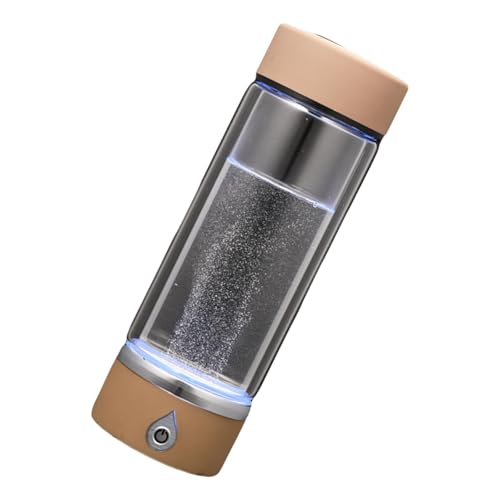 Nawwgy Quick Electrolysis in 3 Minutes Glass Texture for Home Office and Travel Use Convenient Hydrogen-Rich electrolytic Quantum Negative electrolytic Cup Charging Smart Office Gym Health Cup Gift