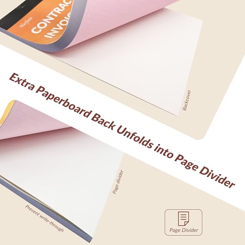 Carnet de factures d'entrepreneur grand format pour structurer vos devis - 5