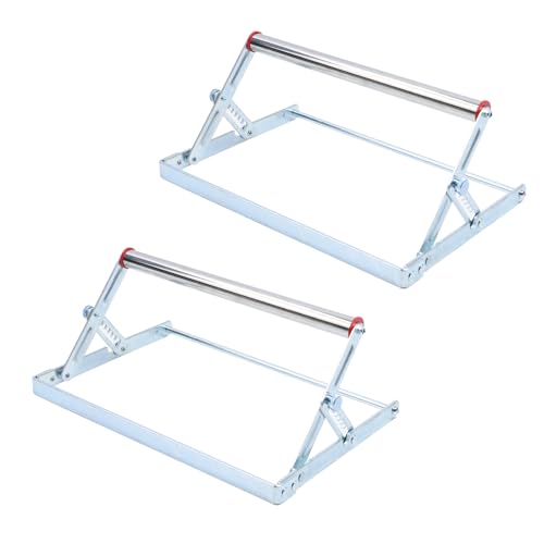 Adjustable Miter Saw Stand with Roller Support