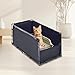 OCMML Extra Large Cat Litter Box Enclosure–Big Covered Litterbox with High Front Splash Guard, Waterproof&Portable Litter Box Cover for Indoor Cats,Kittens,Multiple Pets (36.22x18.90x17.72 Inches)