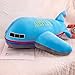 Xshelley 15.7inch Airplane Plush Toys Airplane Plush Stuffed Pillow Model Toy,Gifts Birthday for Kids (Blue)