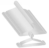 Kleiderbügel, 100 Stück, robuste Edelstahl-Metall-Kleiderbügel, ultradünn, platzsparend, Draht-Kleiderbügel mit rutschfesten Schultern (41,9 cm)