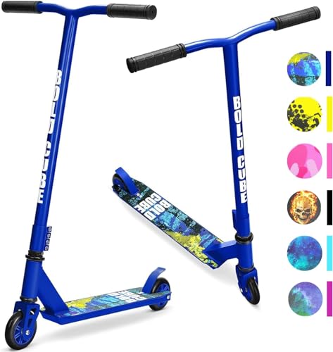 BOLDCUBE Patinete Freestyle | Niños y Niñas | 6-16+ Años | Pro 360° | Aluminio | ABEC 7 | para Niños y Adolescentes