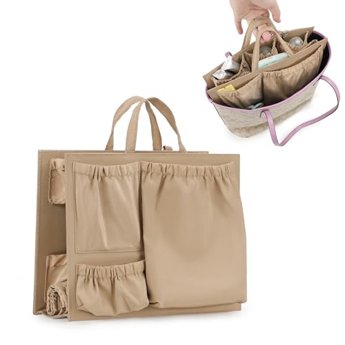 Lmbabter Removable Organizer Insert with Insulated Pocket,Updated Diaper Bag with 11 Total...