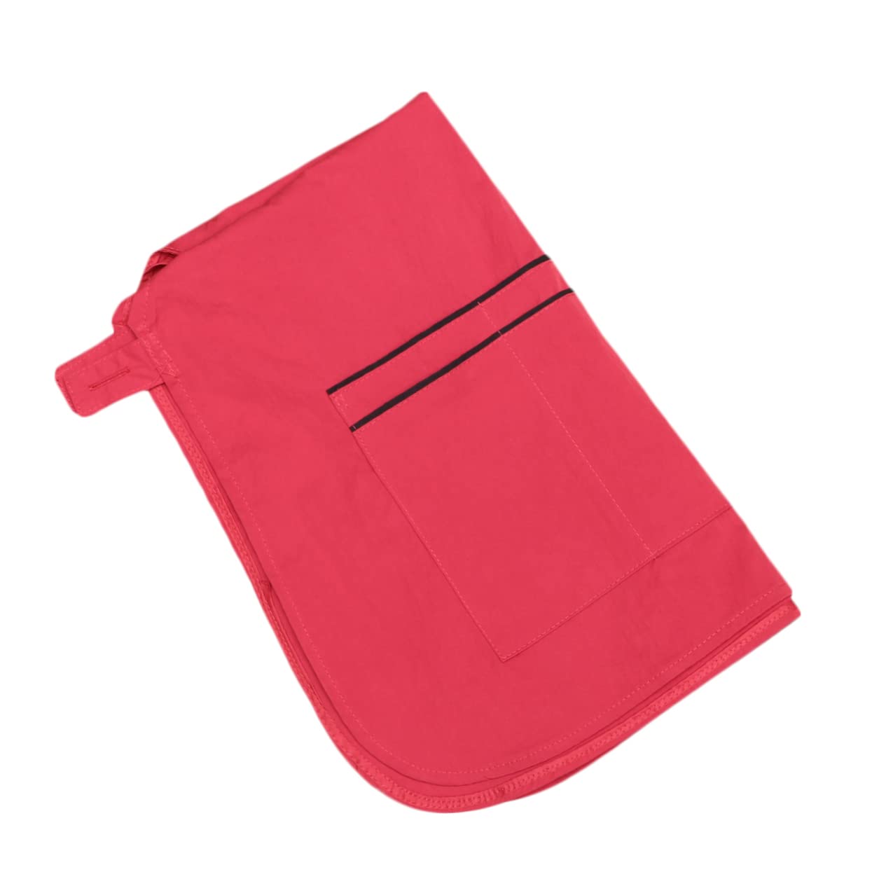 Ipetboom Delantal de Belleza Profesional para Estilistas Delantal Negro Sin Mangas con para Peluquería y Cocina y Antimanchas