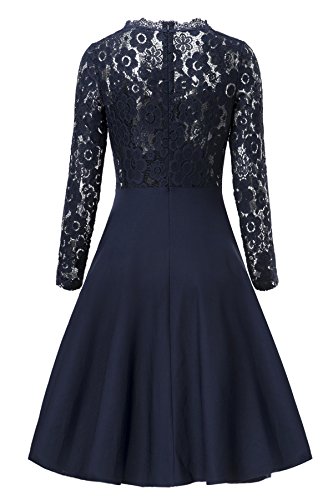 Gigileer modetrend Donna Vestito Abito in Pizzo