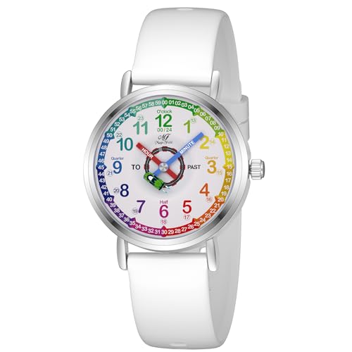 Kids Watch for Boys Analog Watch Childrens Toddler Watch for Kid 8-12 Tell Time Watch Easy to Read Teaching Watch Time Learning Kids Gift Christmas