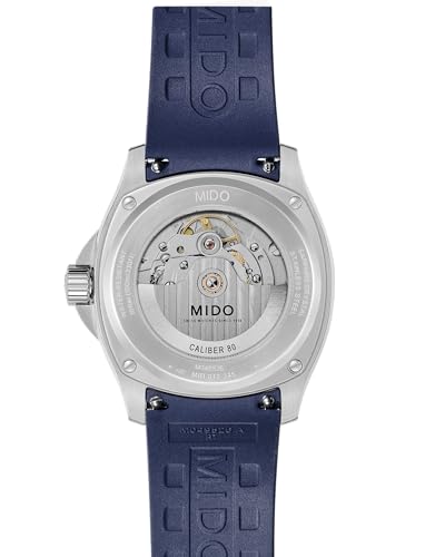Image of MIDO Multifort TV Big Date - Swiss Automatic Watch for Men - 40mm Case with Transparent Caseback