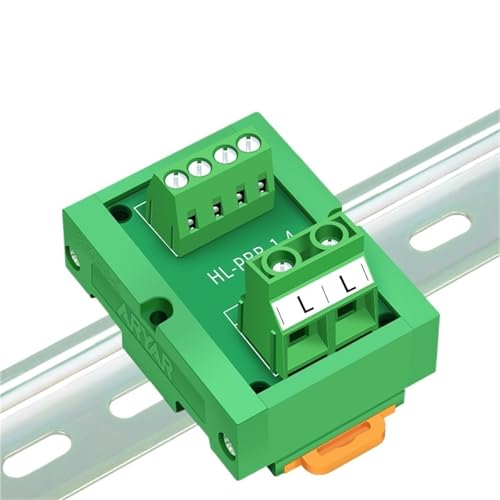 Caja de distribución monofásica para riel DIN: cableado ordenado de 1 entrada a 4 salidas 5