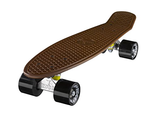 Skateboard 55cm Ridge Complet, Mini Cruiser Léger pour Aller au Travail