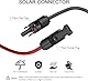 Leehitech 4 in 1 Solarladekabel Solar Adapter, Universal-Solarstecker zu Anderson/XT60/DC7909/DC5521 Adapter Stecker, Solar connector 16AWG Kabel für Solarpanel, Solargenerator, 1M
