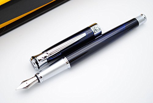 Picasso 903 Sweden Flower King Fountain Pen Original Box (Blue Marble) #TOP2