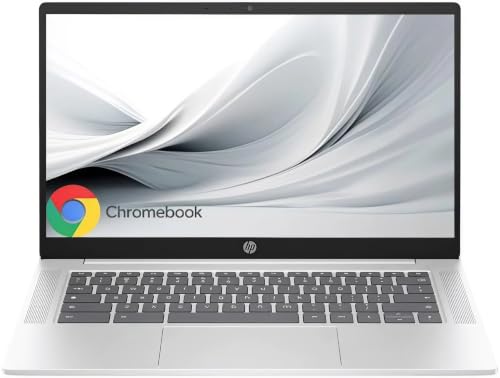 Image of HP New 14 Chromebook Laptop | 4GB LPDDR5 RAM | 128GB UFS | Designed Purely for School and Work | Wi-Fi 6 and Bluetooth 5.3 | ChromeOS | Thin and Light |