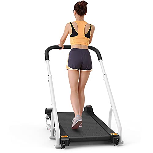 Image of Treadmill, usehold All ldable chanical eadmill lking Chine tra-Quiet ock sorption tness ercise uipment mrest justable Ight th D reen