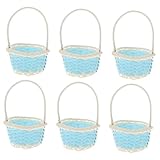 Photo Gallery bestonzon 6 pezzi cestino della spesa cesti cesta cesti basket ceste piccoli cestini con manico decorazione di nozze plastica pp sky-blue Photo Gallery bestonzon 6 pezzi cestino della spesa cesti cesta cesti basket ceste piccoli cestini con manico decorazione di nozze plastica pp sky-blue
