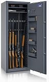 Melsmetall Waffenschrank St. Gallen 56466, Klasse 1 nach EN 1143-1, 16 Waffenhalter