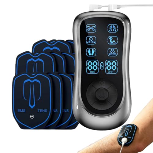 Masajeador Eléctrico para Músculos 6 Modos Recargable Portátil