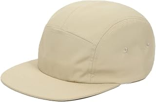 Low Profile 5 Panel Hat Cap Waterproof Golf Camp Fishing Lightweight Jockey Flat Bill YZ20114