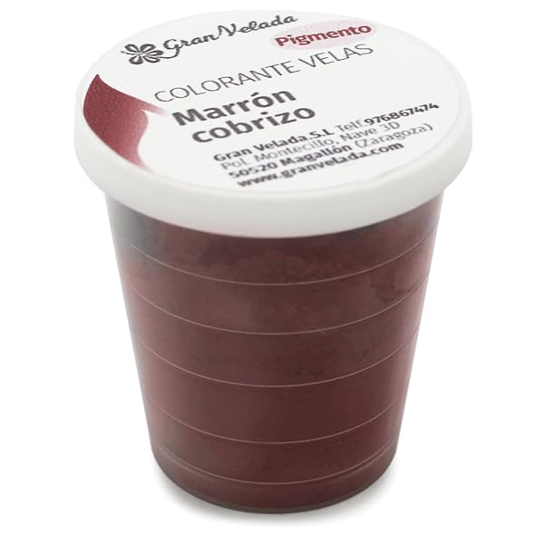 Copper Brown Powder Pigment for Craft Candles | Non-Migrating Dye...